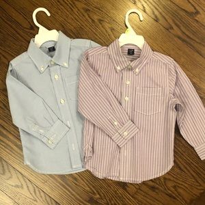 Bundle! 🎉 two GAP dress shirts. 3T boys.